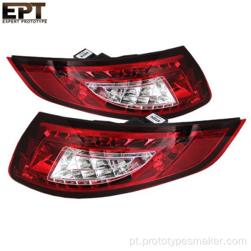 Auto lente LED cristal vermelho difuso